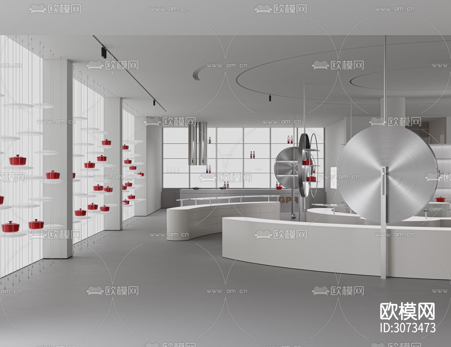 办公室 会议室 工装装修效果图下载（渲染图5）