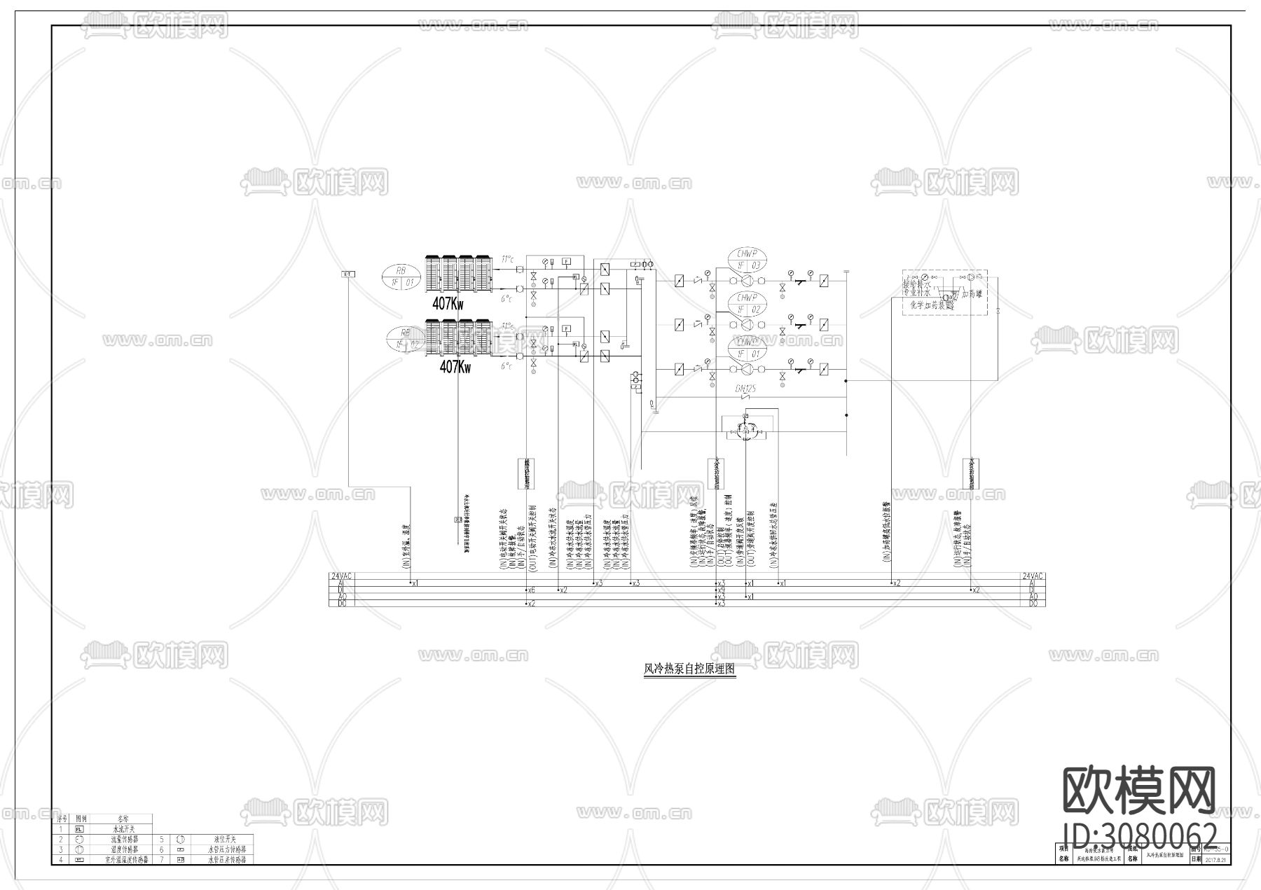 海南英迪格8号楼弱电图CAD施工图下载（渲染图8）