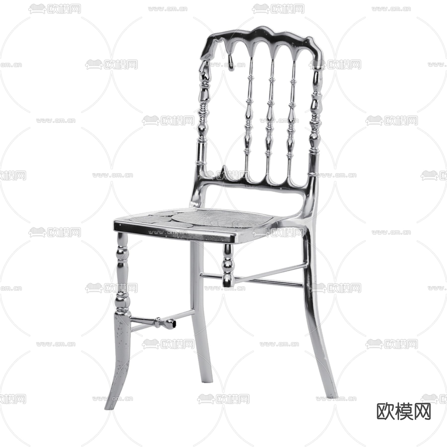 轻奢户外椅 异形椅3d模型下载