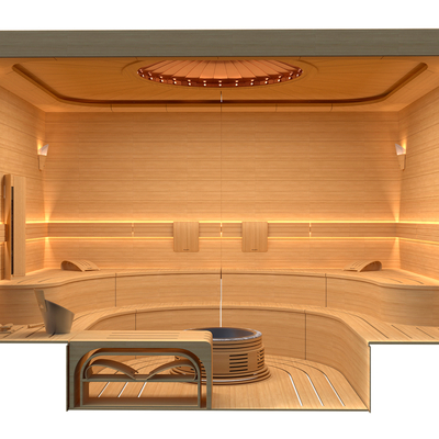  桑拿房 汗蒸房 SPA汗蒸su模型 