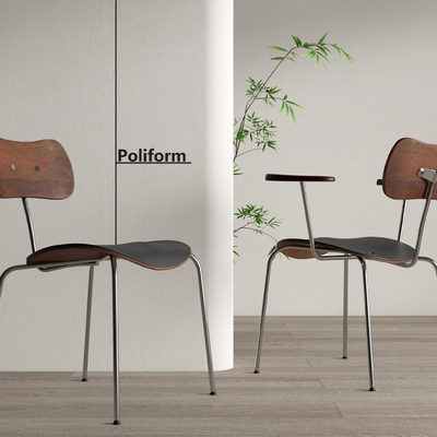 现代餐椅 单椅 休闲椅su模型