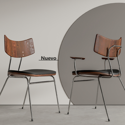 现代餐椅 单椅 休闲椅su模型