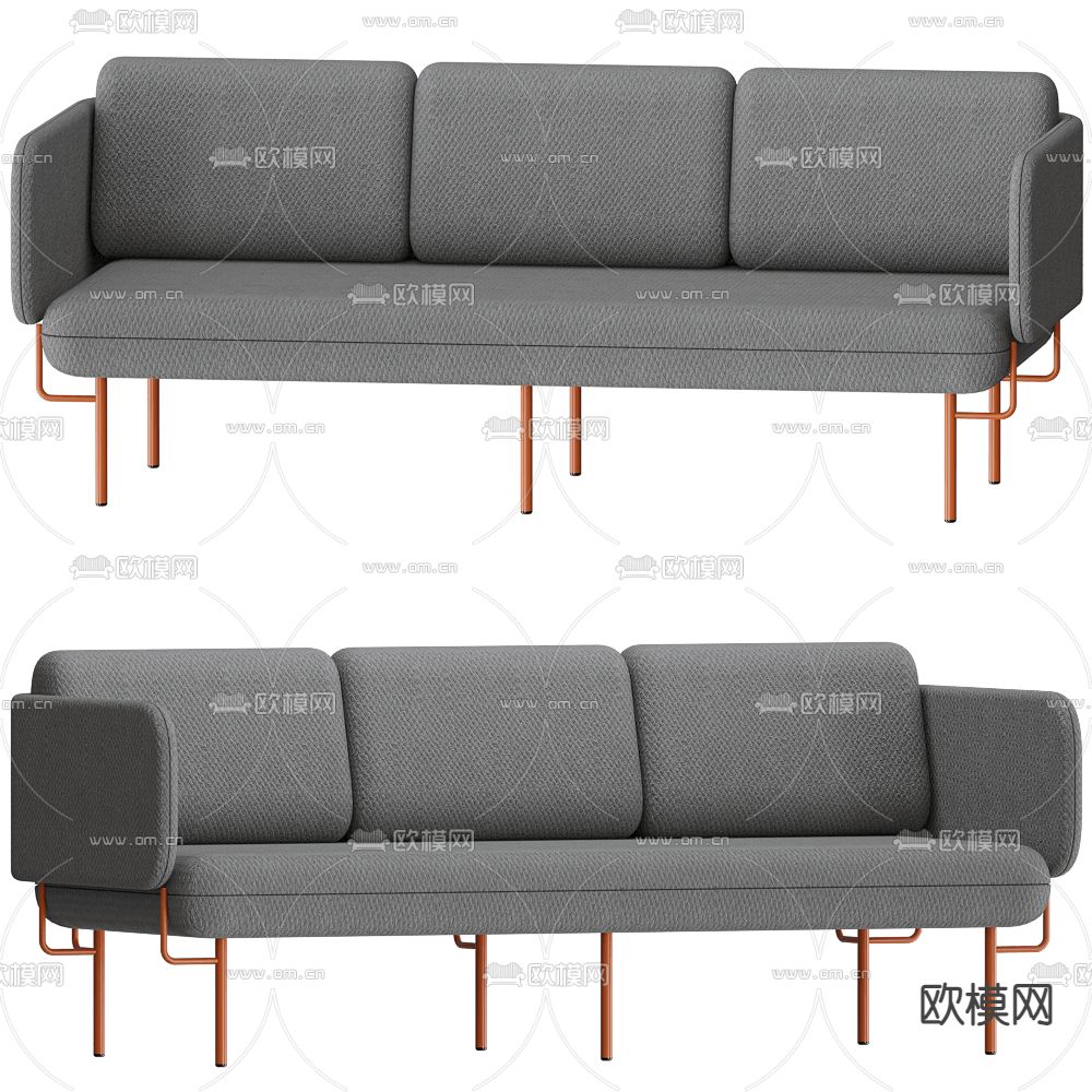 MISSANA 多人沙发3d模型下载