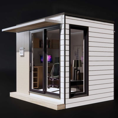  小型工作室su模型 