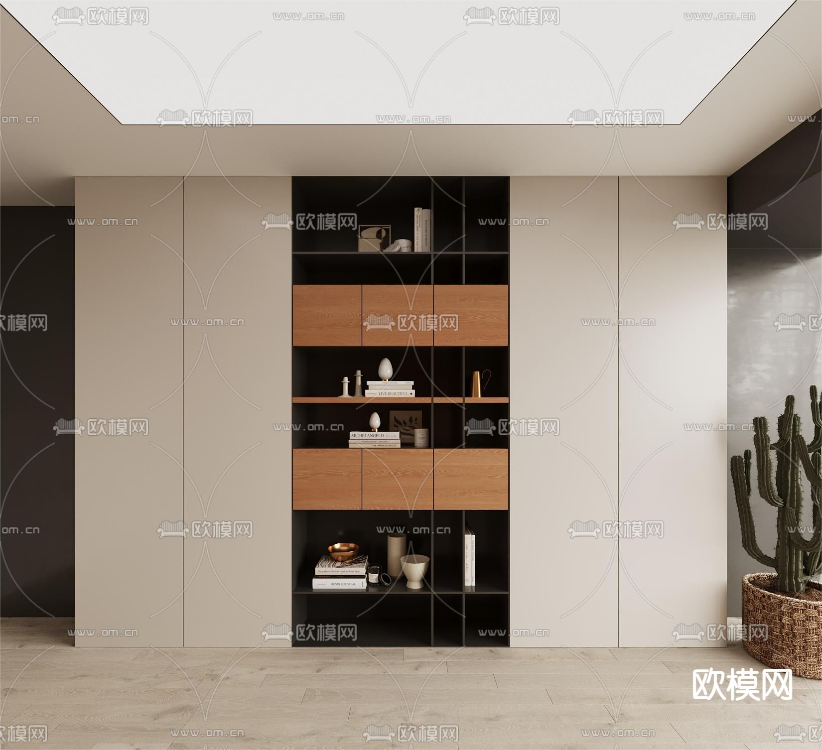 装饰柜 陈列柜3d模型下载