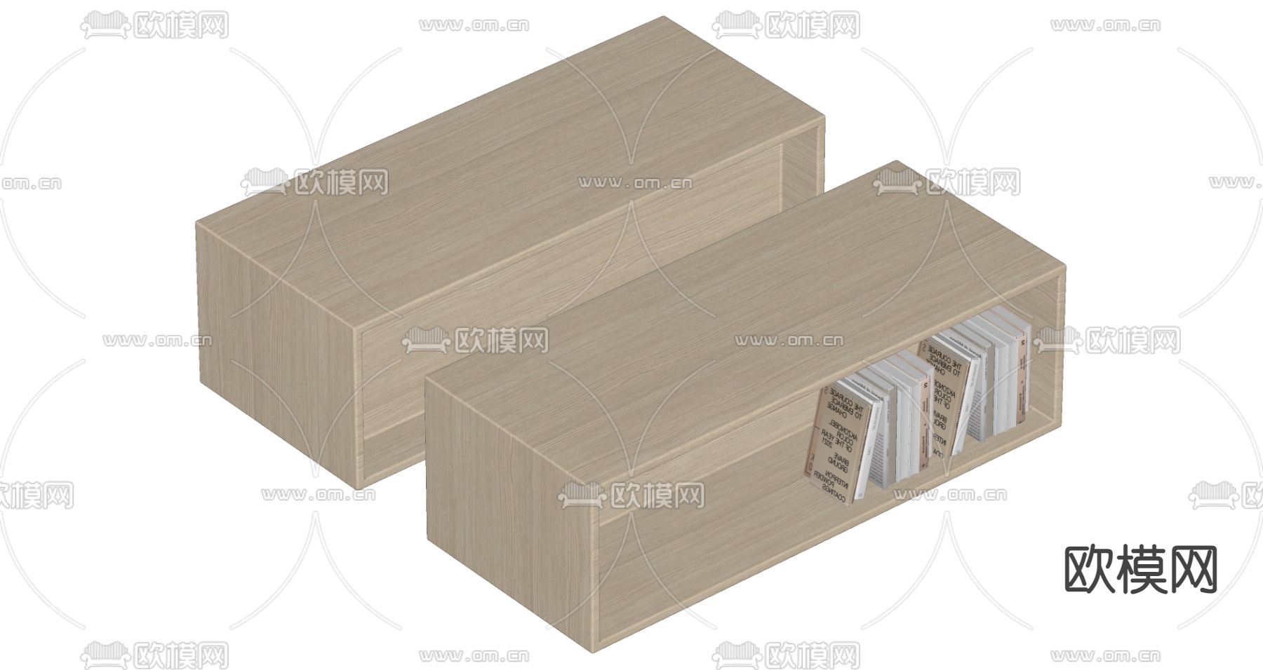 现代茶几su模型下载（渲染图1）