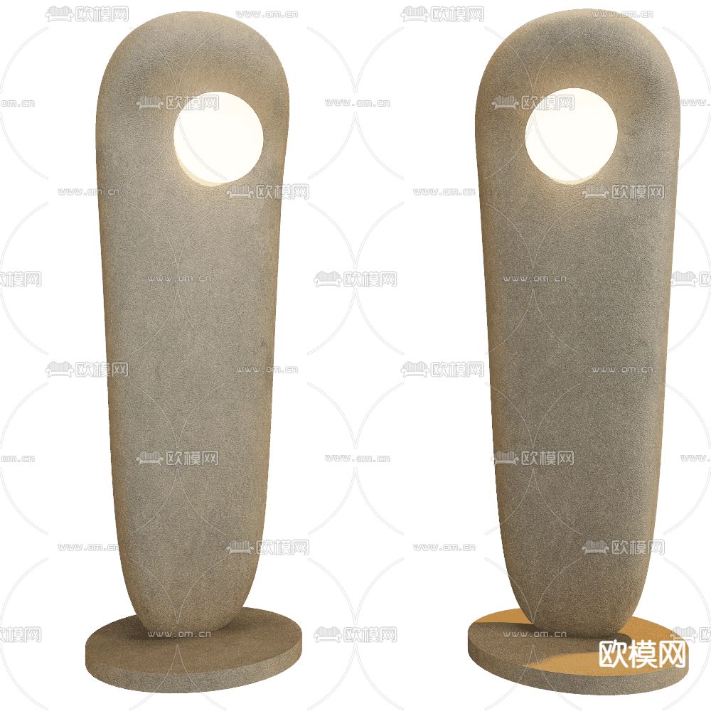 Clayp 落地灯3d模型下载