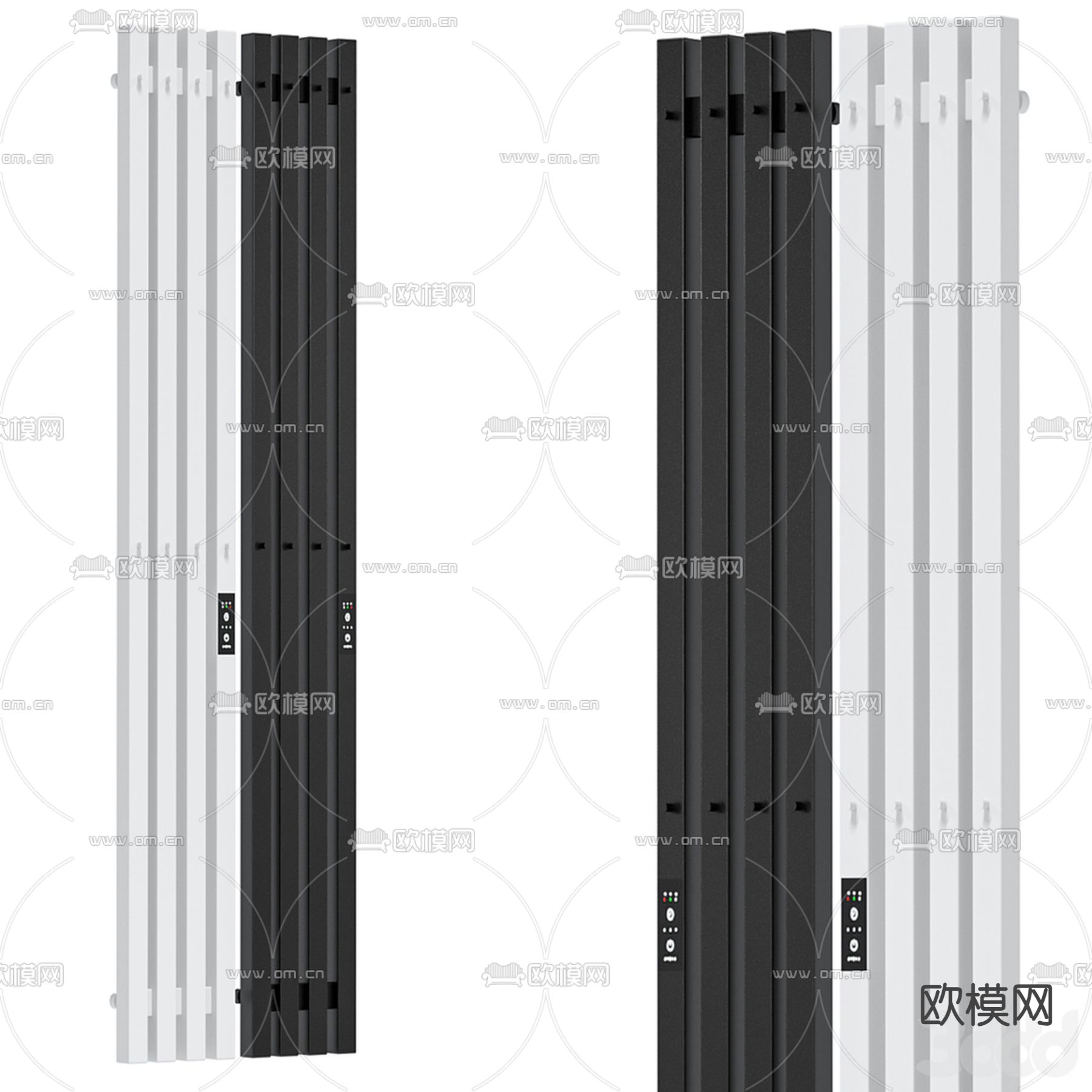 加热毛巾架3d模型下载