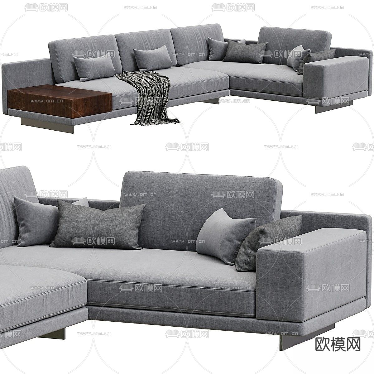 Rove Concepts 多人沙发 转角沙发3d模型下载（渲染图2）