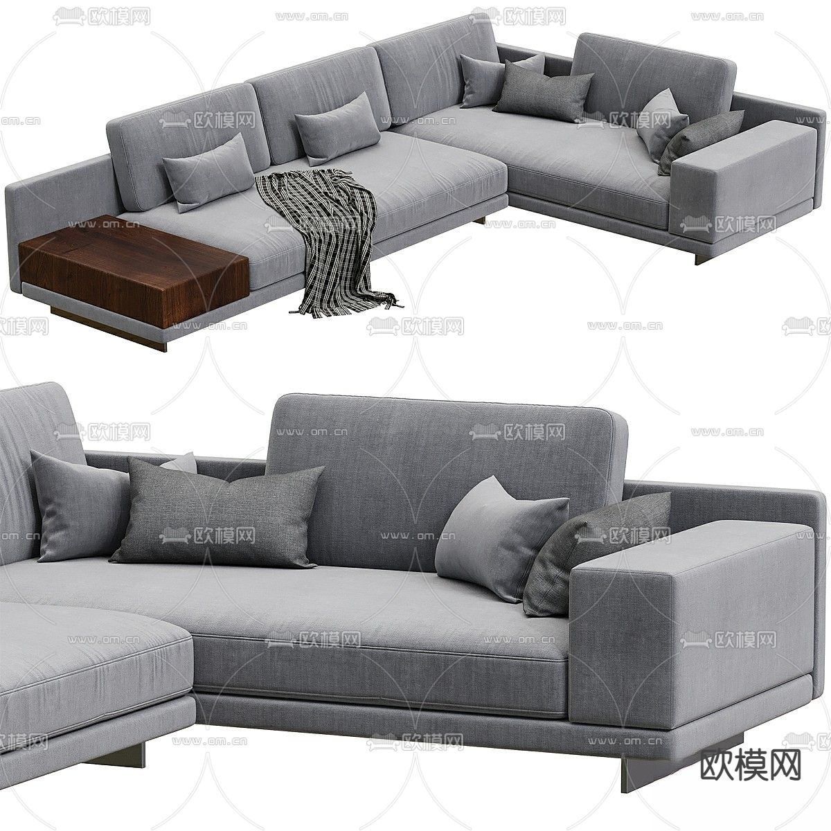 Rove Concepts 多人沙发 转角沙发3d模型下载（渲染图3）