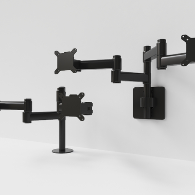  电脑显示器悬臂 机械臂 显示器底座su模型 