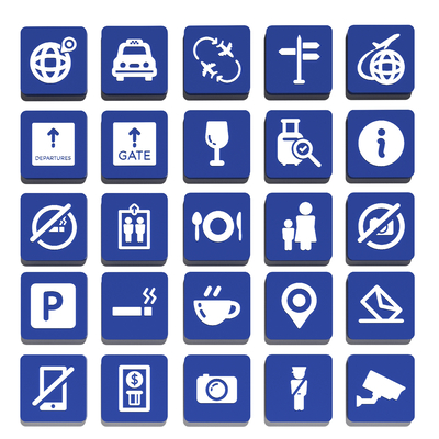  公共标识图标 交通图标 洗手间图标su模型 