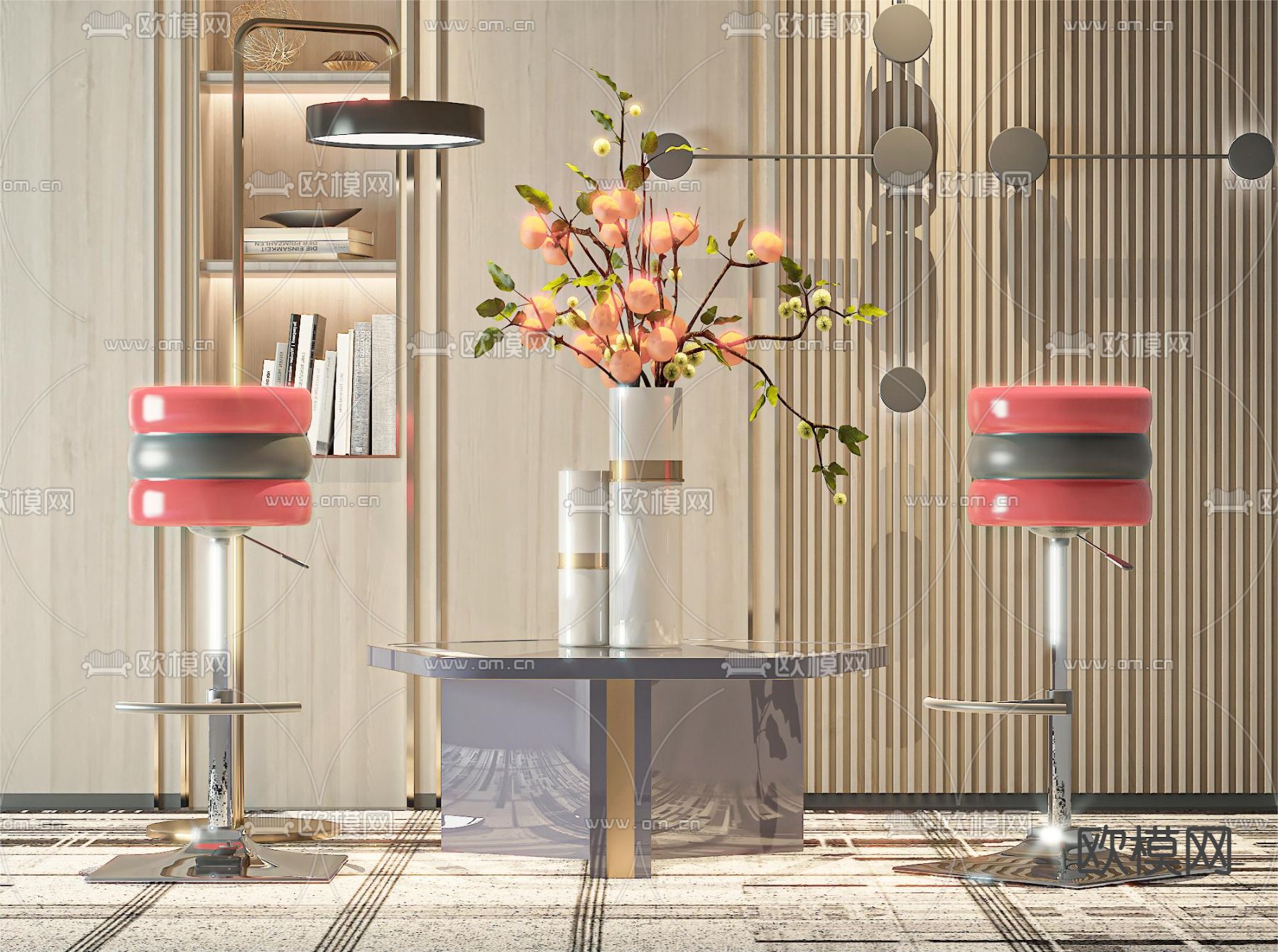 吧椅 吧凳 高脚凳3d模型下载