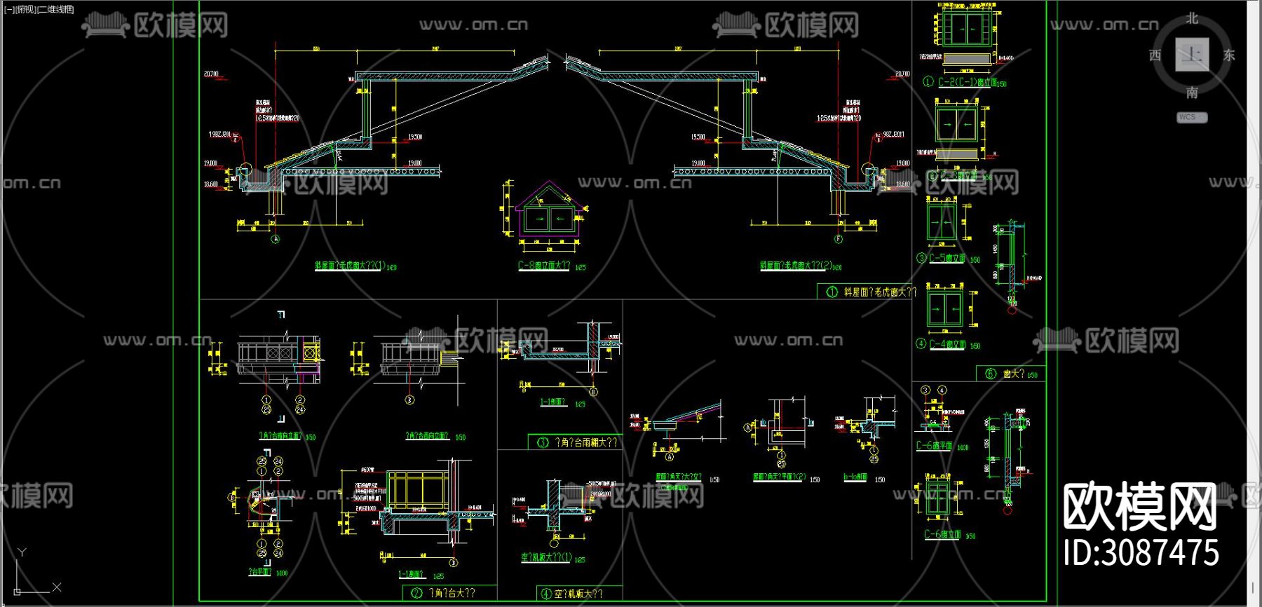 居住建筑 电梯公寓cad平面图下载（渲染图5）