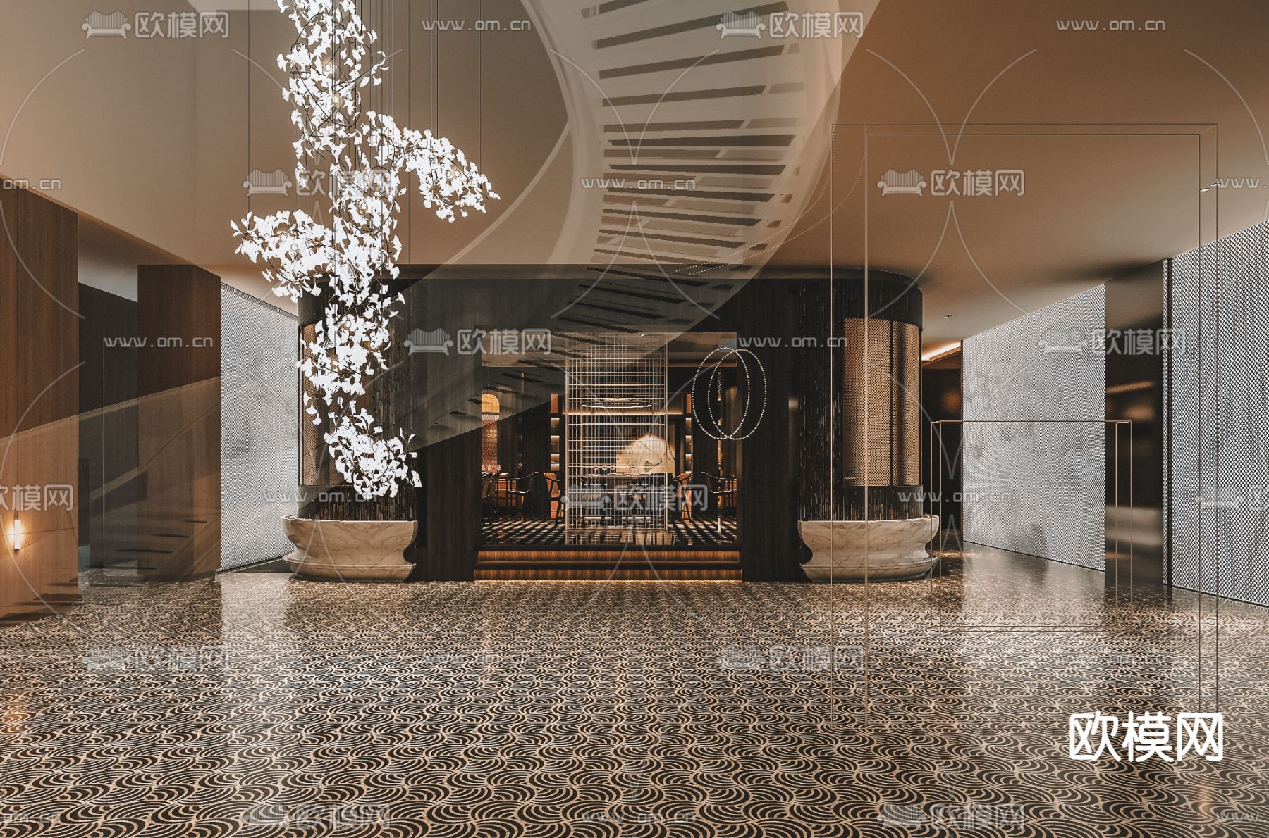 中餐厅 川菜馆 酒楼3d模型下载