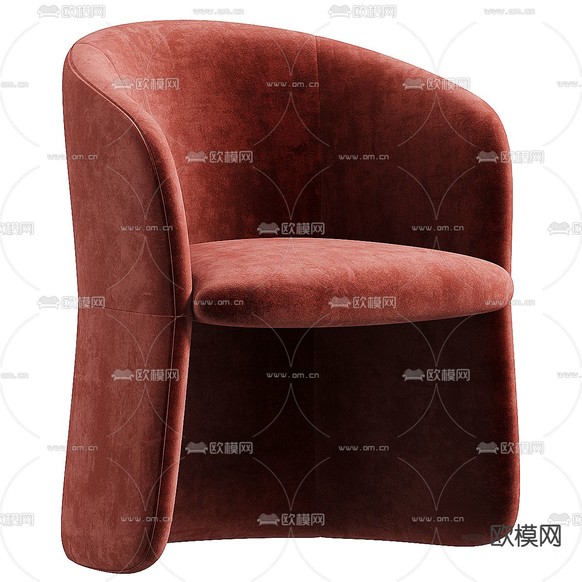 Gallotti 椅子 休闲椅3d模型下载(渲染图1)