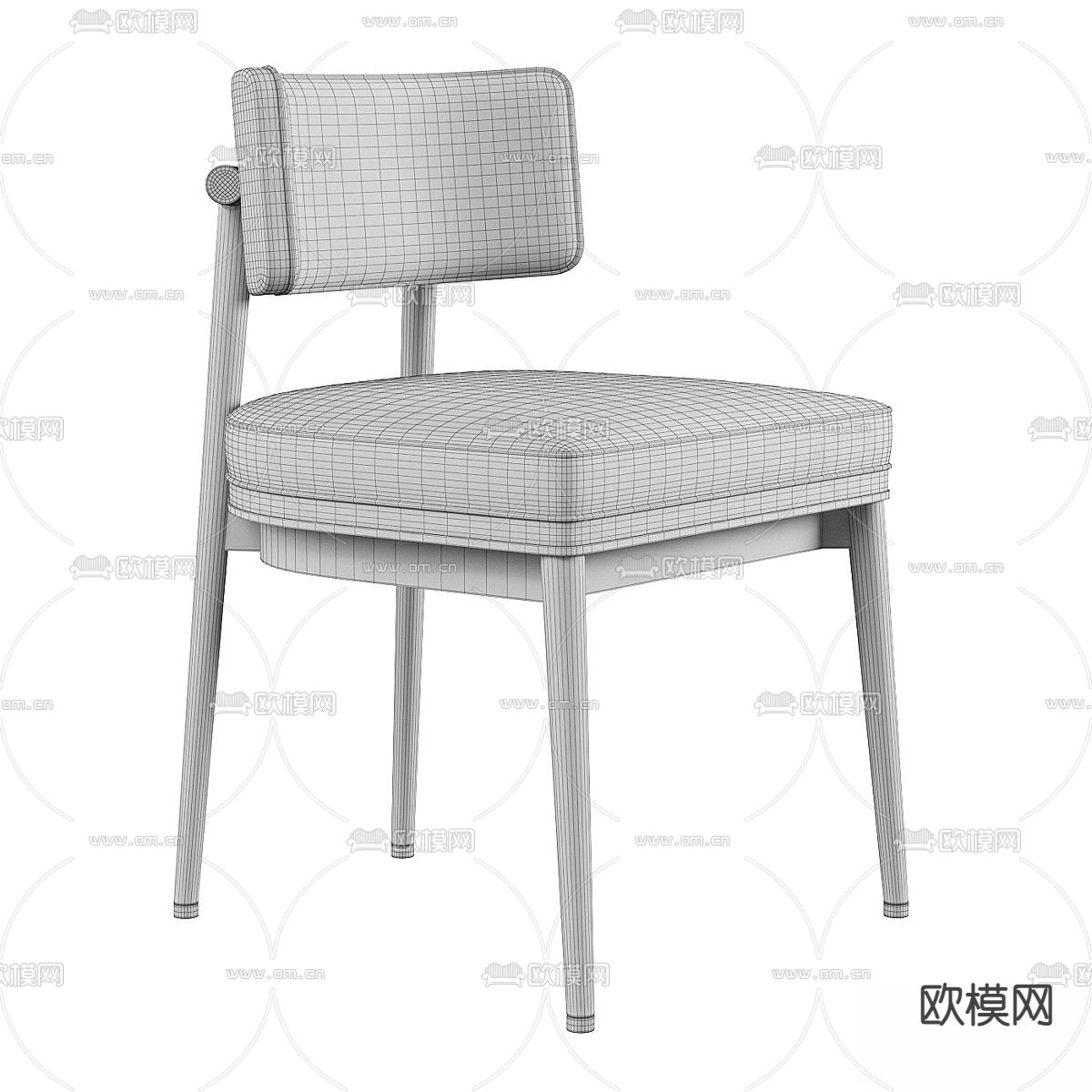 现代椅子 餐椅3d模型下载（渲染图5）