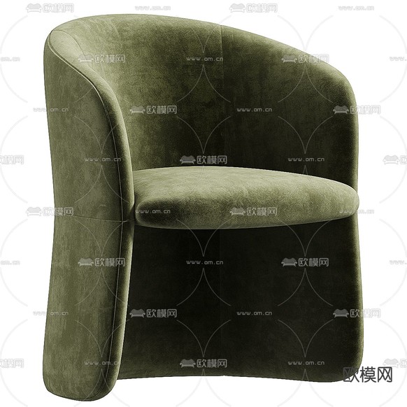 Gallotti 椅子 休闲椅3d模型下载(渲染图2)