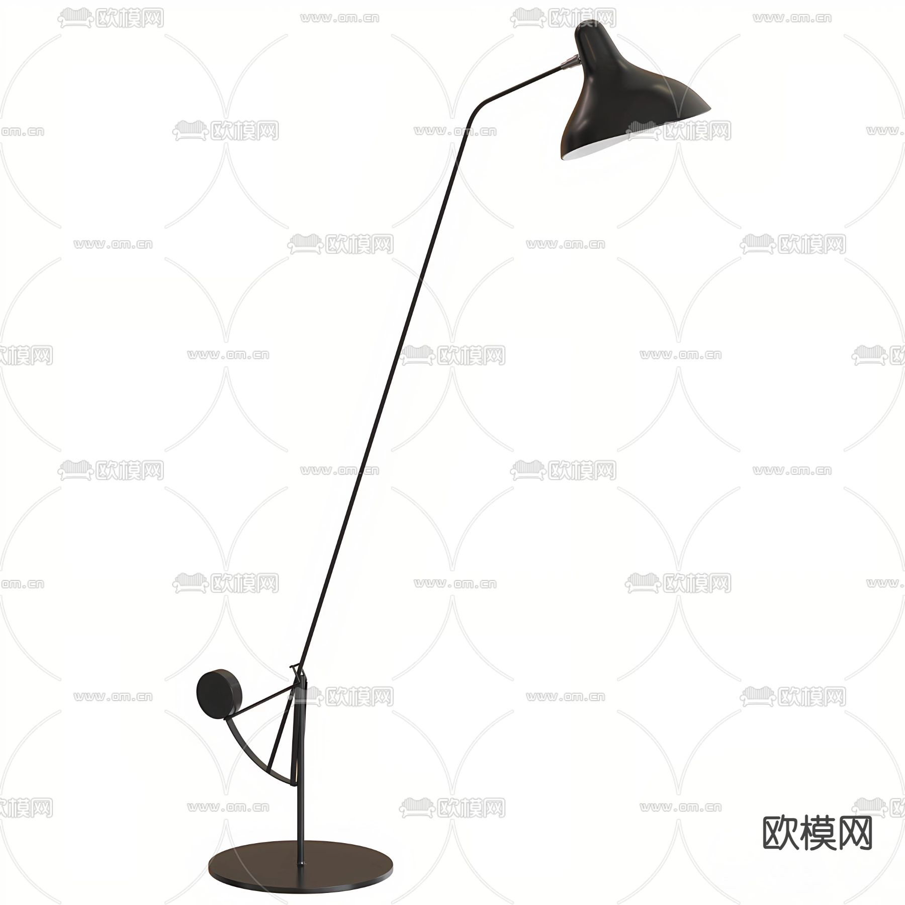 落地灯3d模型下载