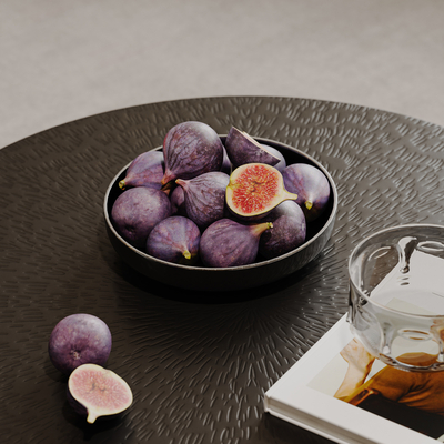  水果 果盘 饰品摆件su模型 