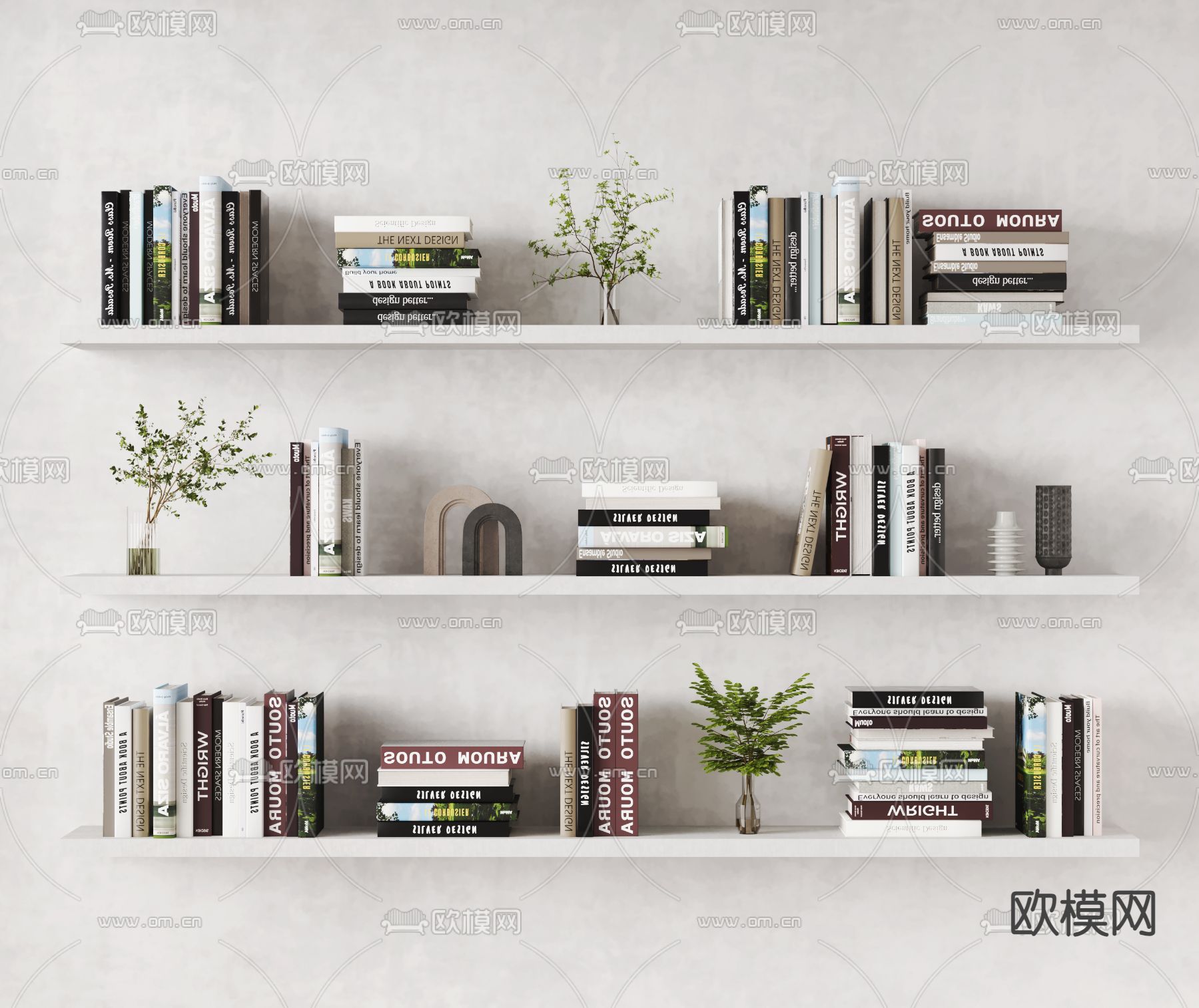 书籍 书本 杂志 图书3d模型下载