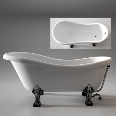 欧式浴缸su模型