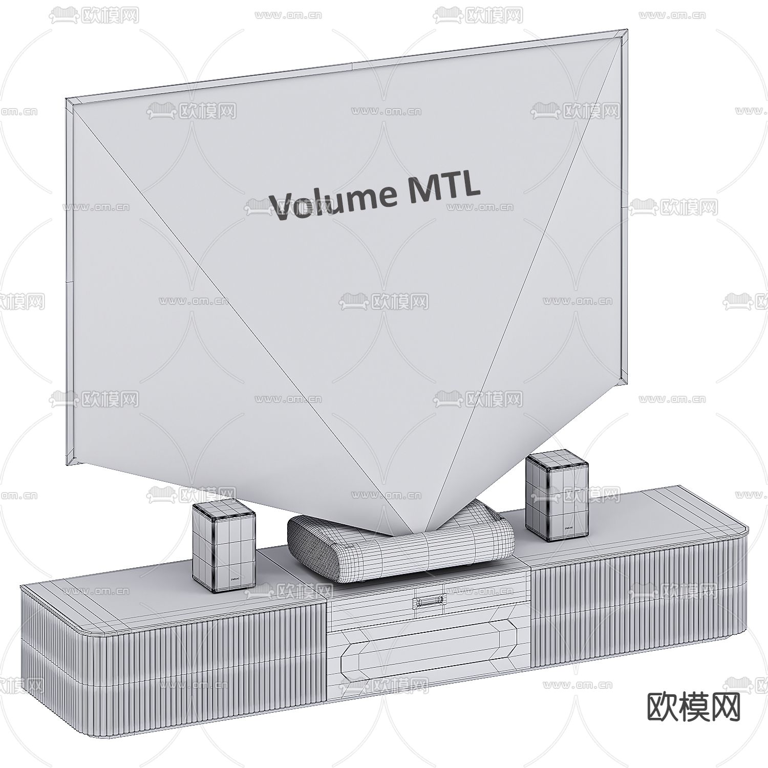 The Premiere 4K激光投影仪 激光电视3d模型下载（渲染图2）