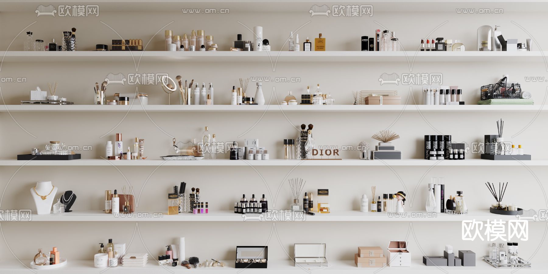 化妆品 护肤品 美妆 彩妆3d模型下载