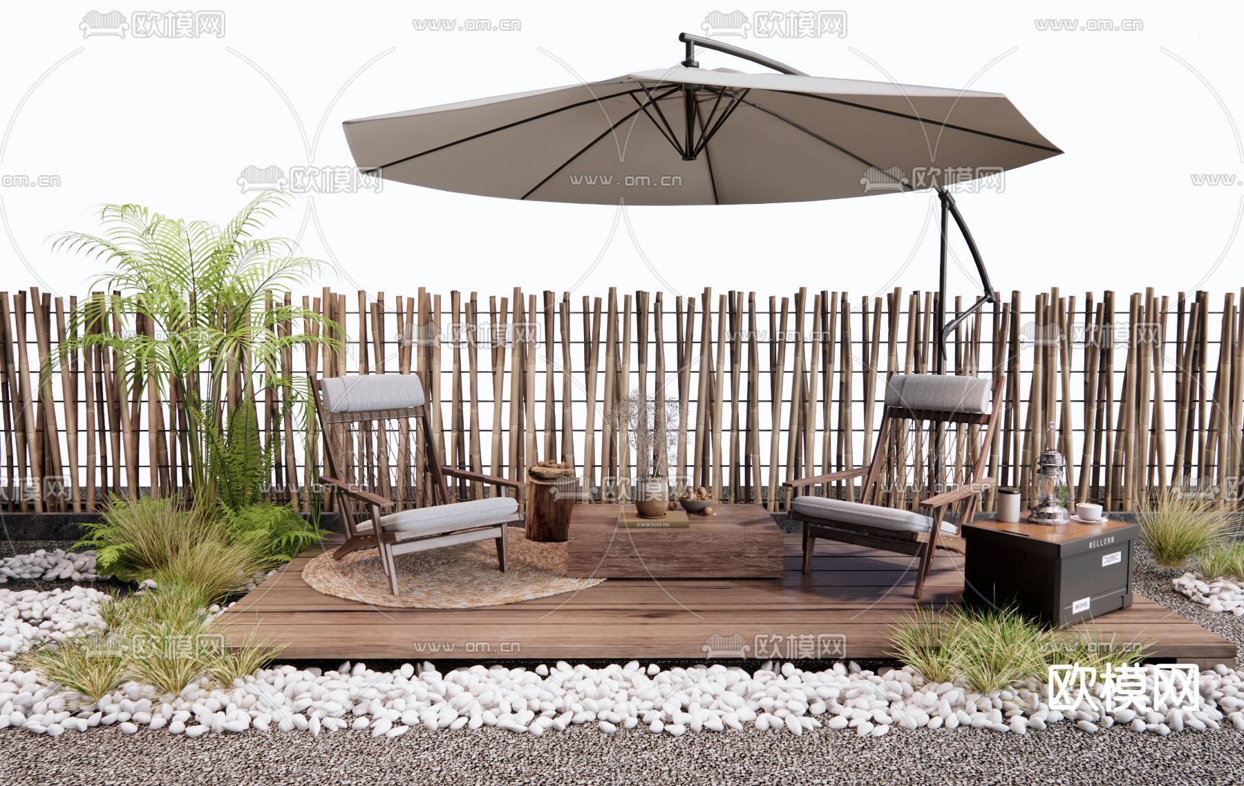 户外桌椅 露营桌椅3d模型下载