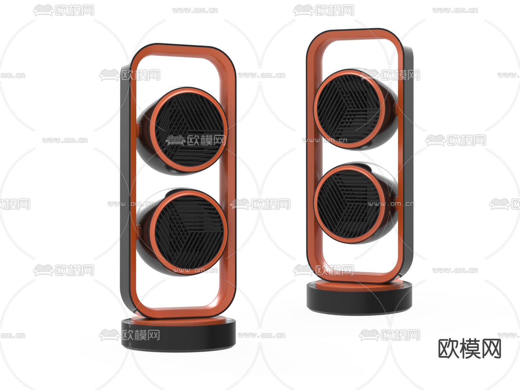 风扇取暖器3d模型下载