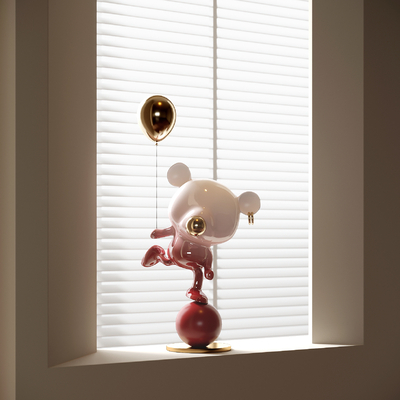  现代雕塑摆件 潮玩摆件su模型 