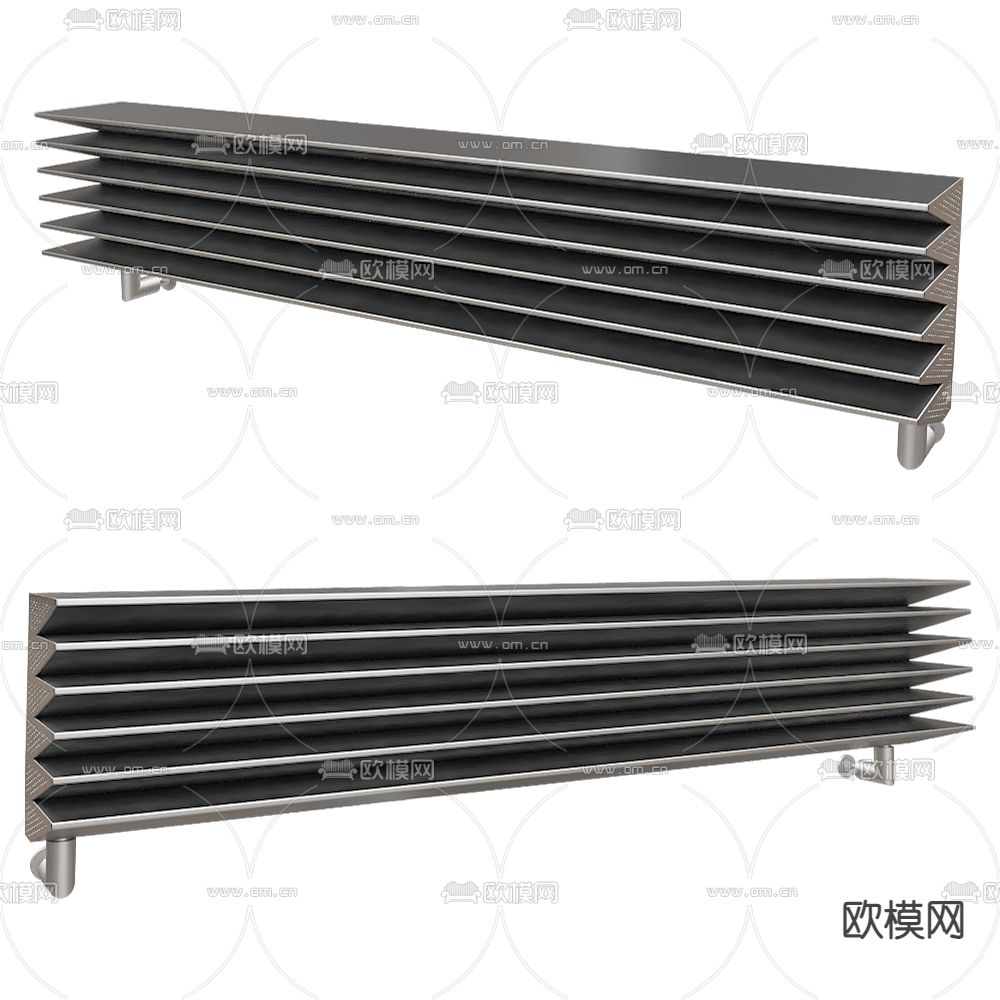 暖气片 散热片3d模型下载