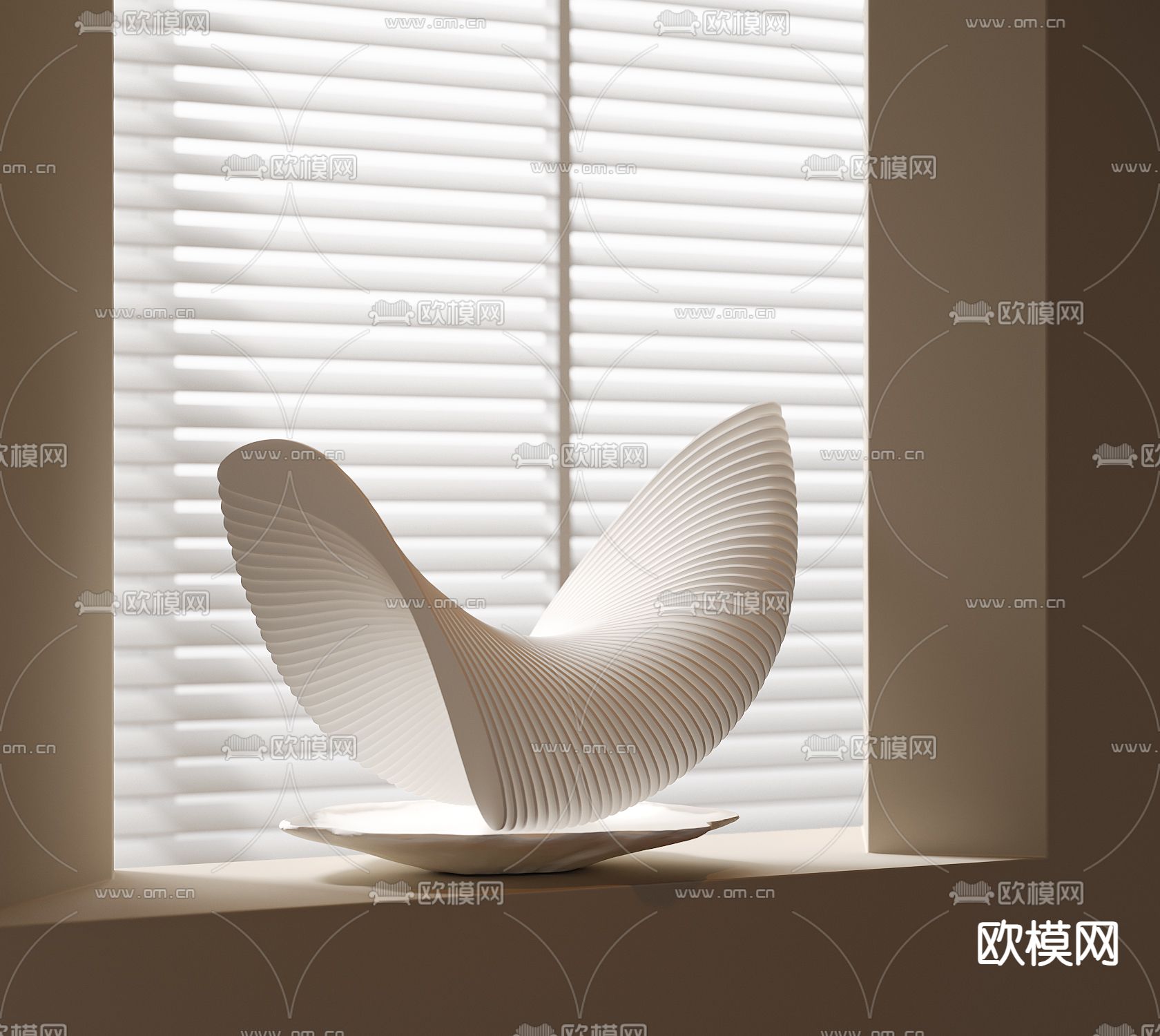 抽象雕塑 艺术摆件3d模型下载