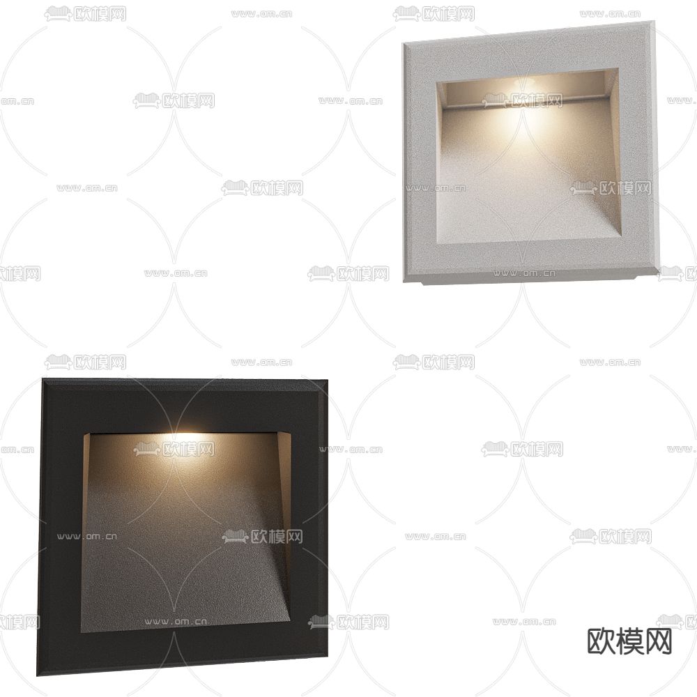 Byled 梯步灯 感应灯 壁灯3d模型下载