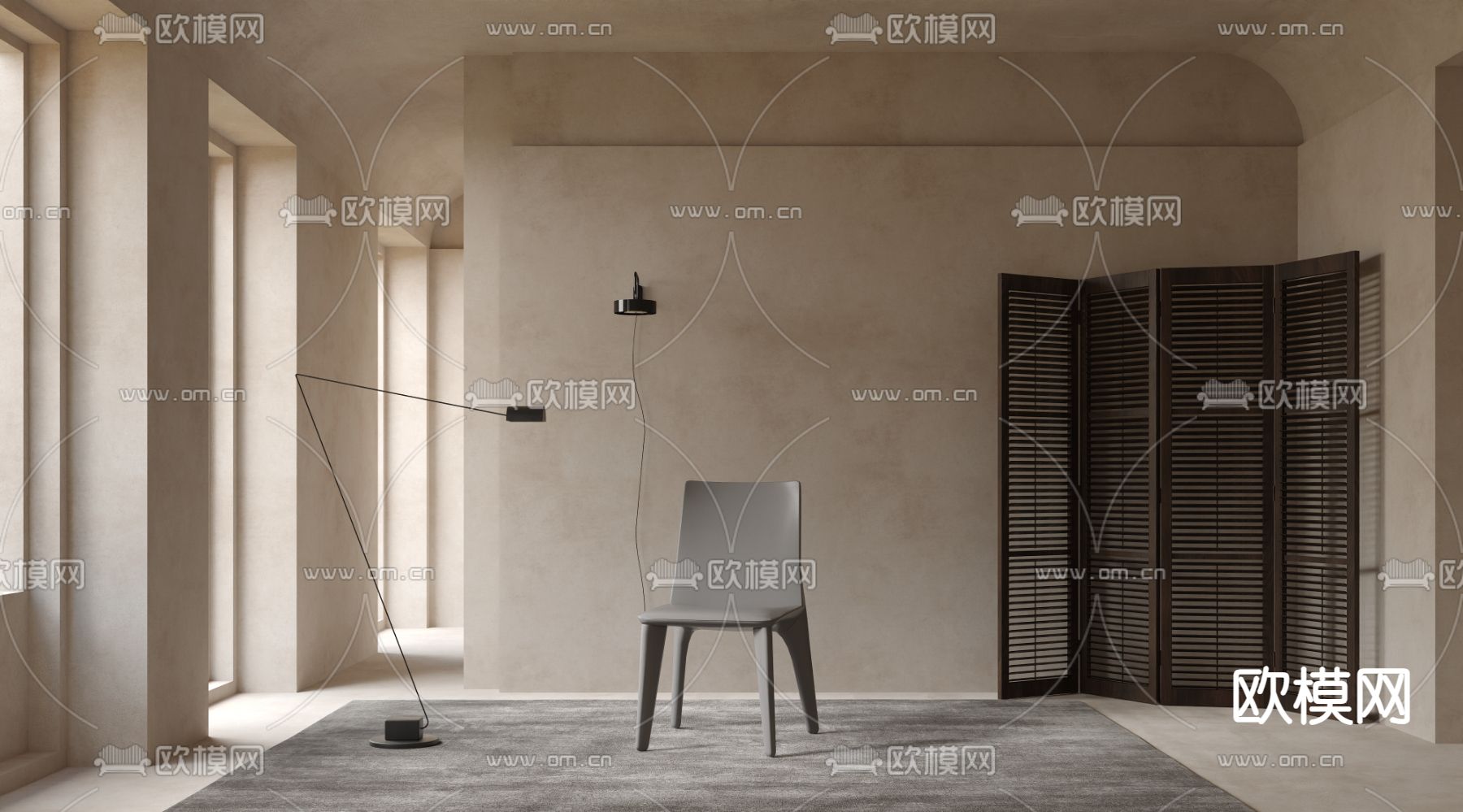 Bonaldo 椅子 餐椅3d模型下载