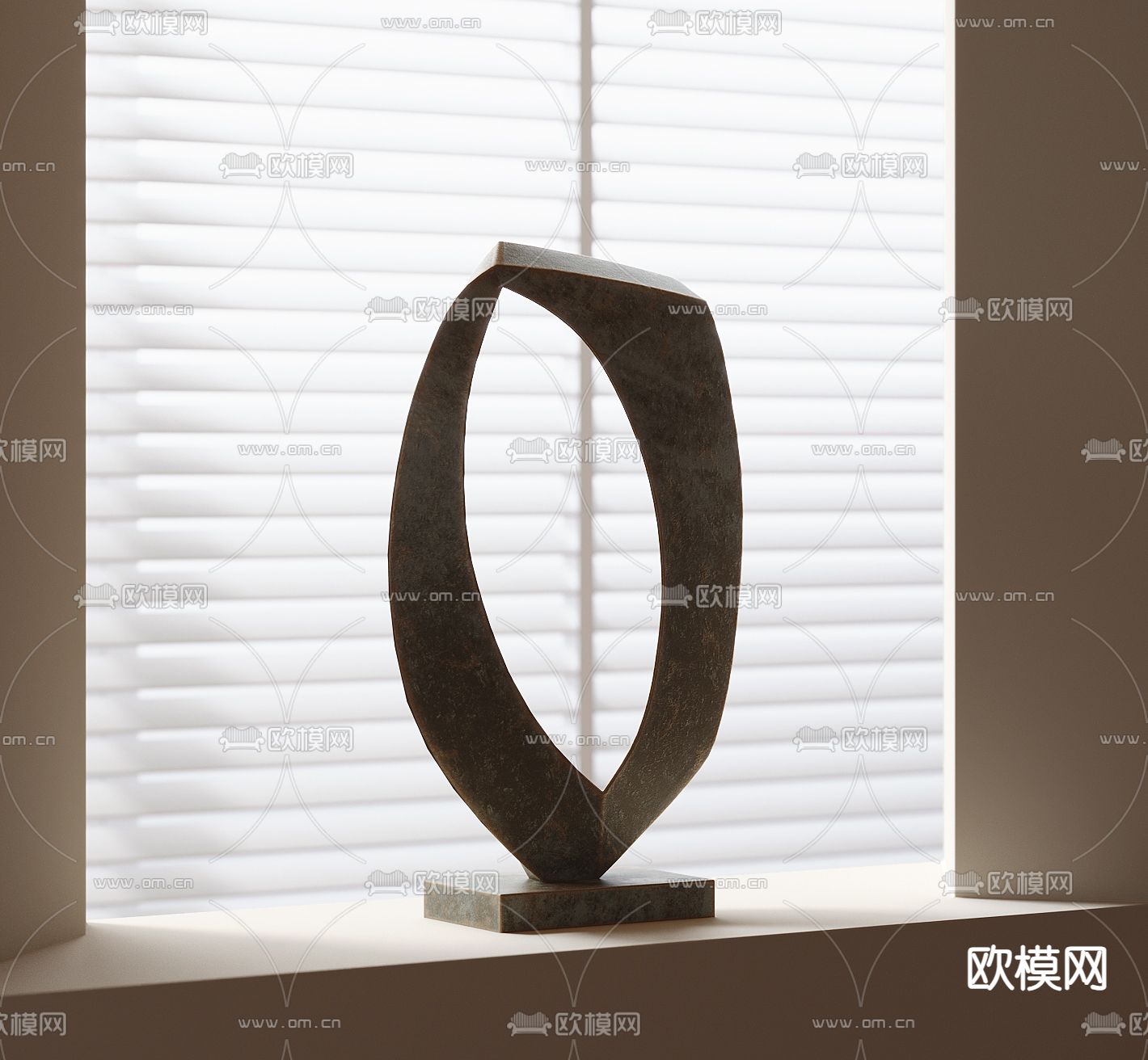 抽象雕塑 艺术摆件3d模型下载