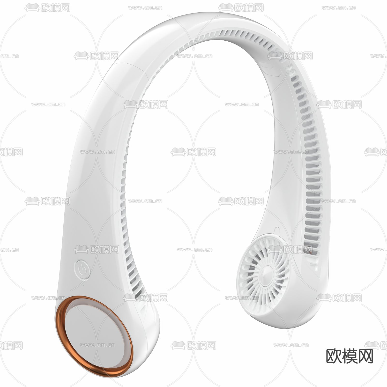 挂脖风扇 电风扇3d模型下载