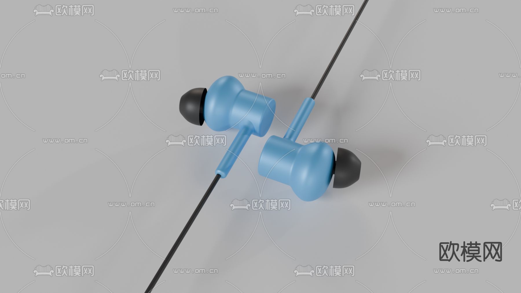 入耳式耳机免费3d模型下载