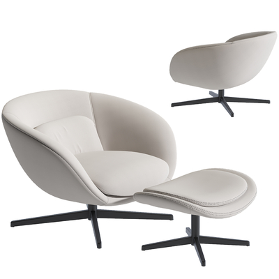  Minotti 单人沙发su模型 