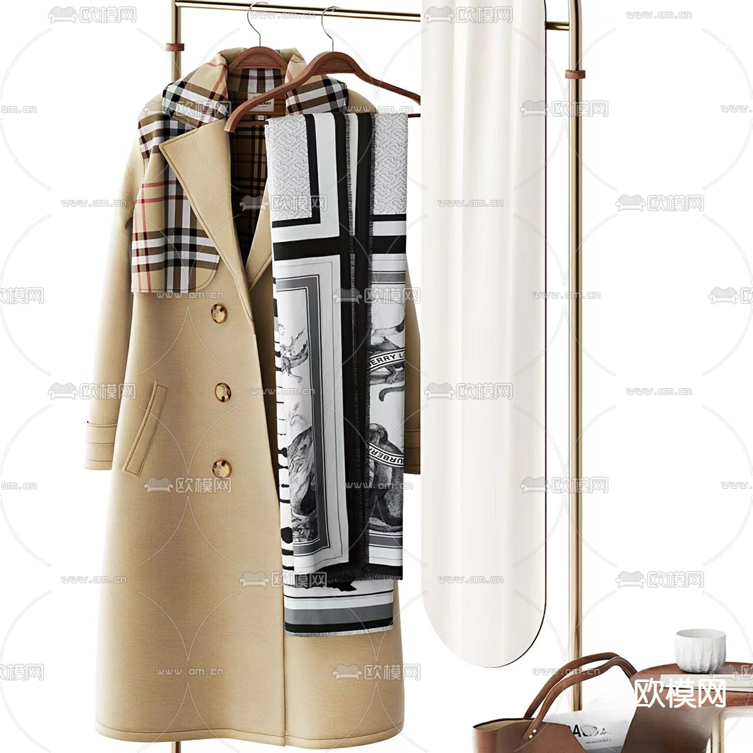 NOMON Arco 挂衣架3d模型下载（渲染图2）