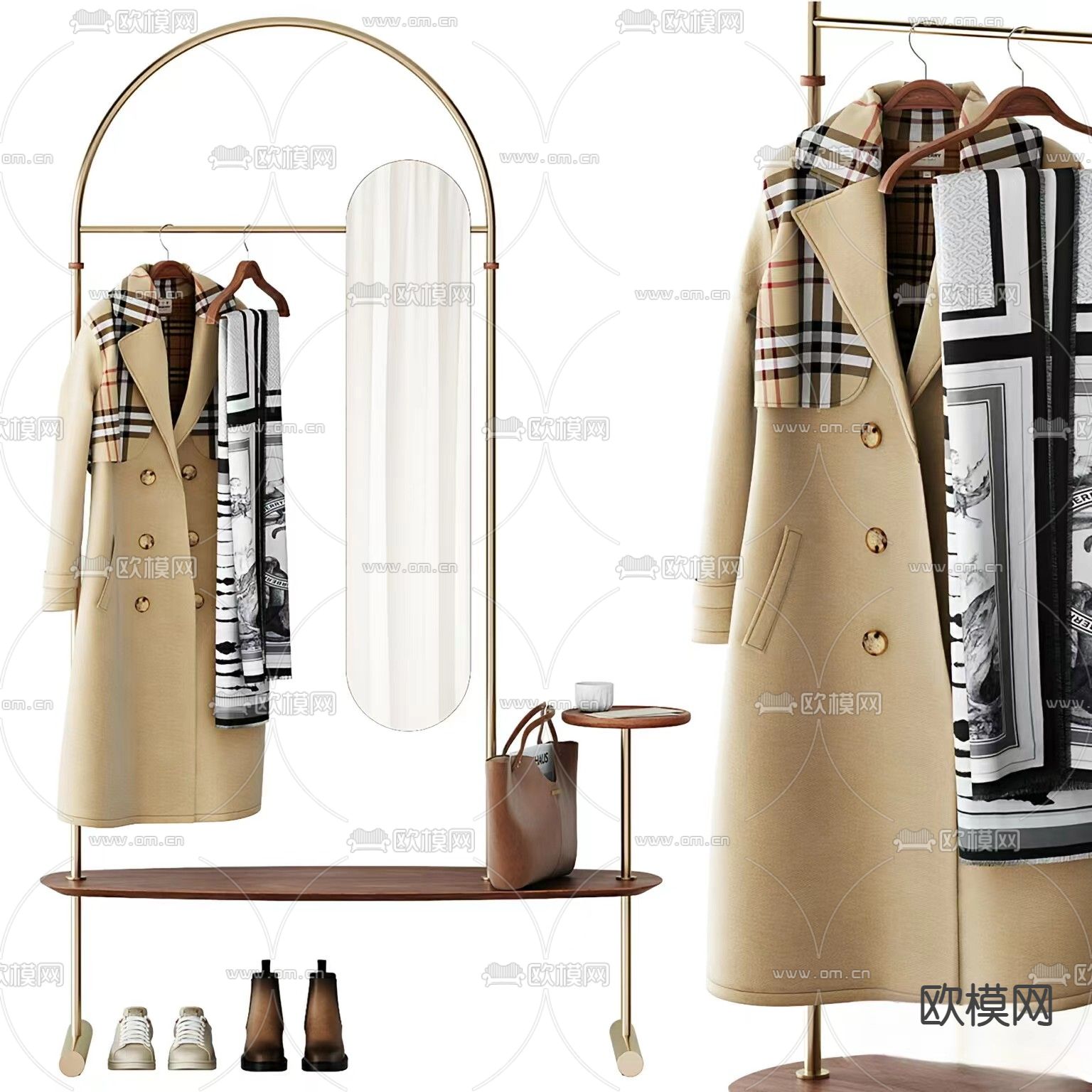 NOMON Arco 挂衣架3d模型下载（渲染图1）