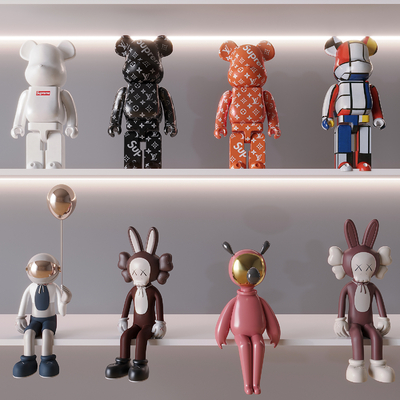  公仔手办 潮玩su模型 