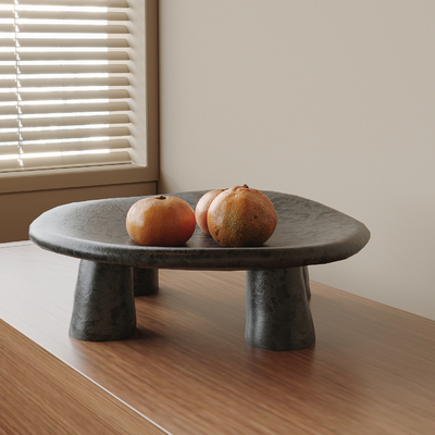  现代水果盘 饰品摆件 橘子su模型 