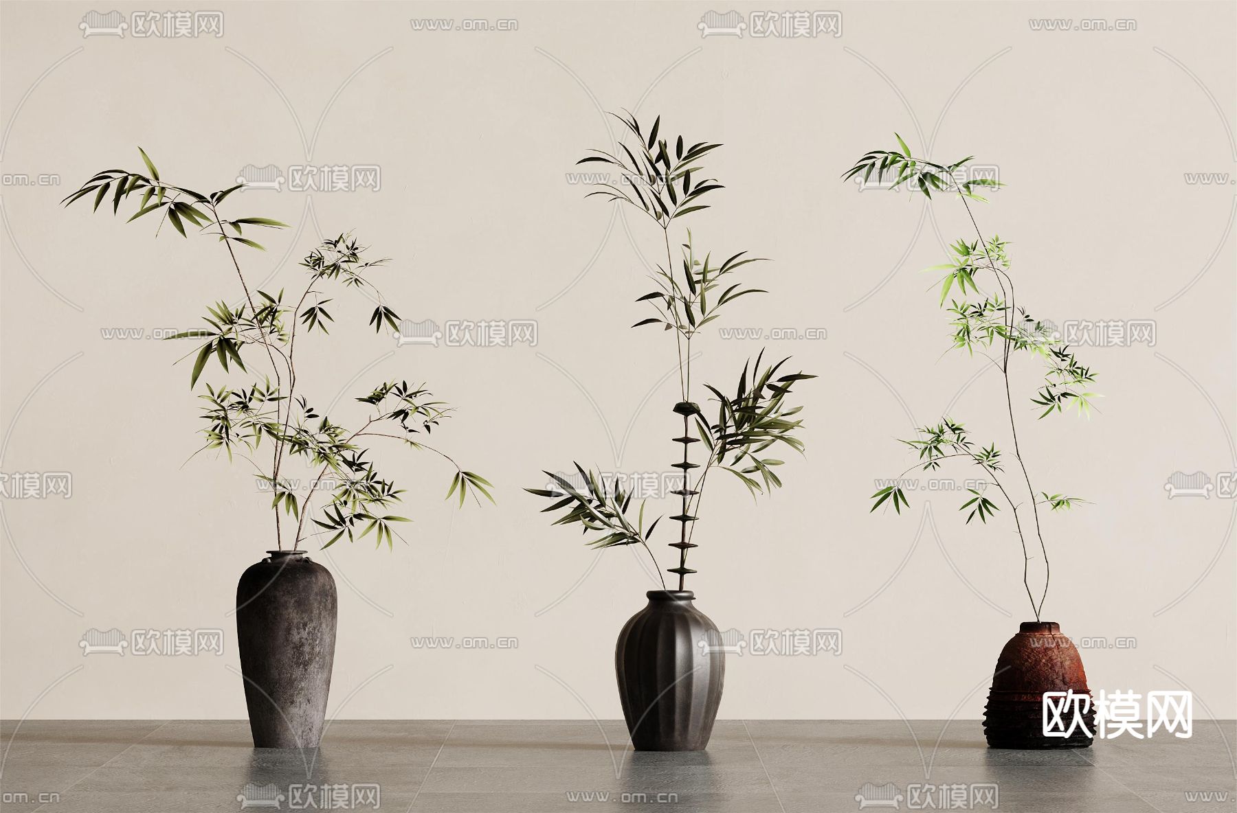 水生植物 水培绿植3d模型下载