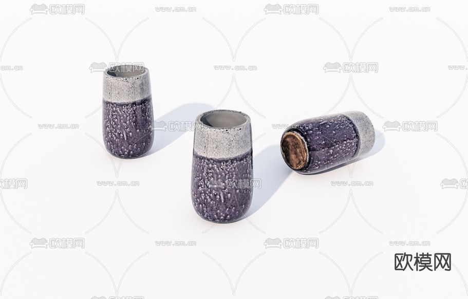 茶具 茶杯su模型下载(渲染图2)