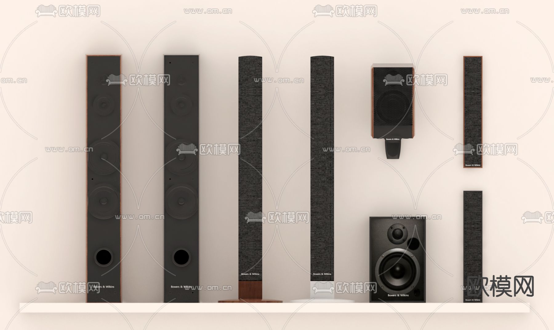 音响 音箱3d模型下载
