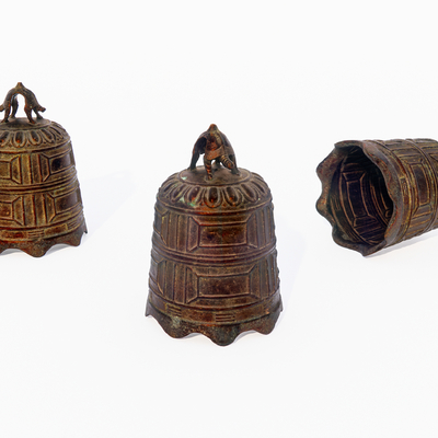  小铜钟 老物件su模型 