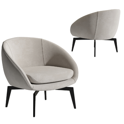  Minotti 单人沙发su模型 