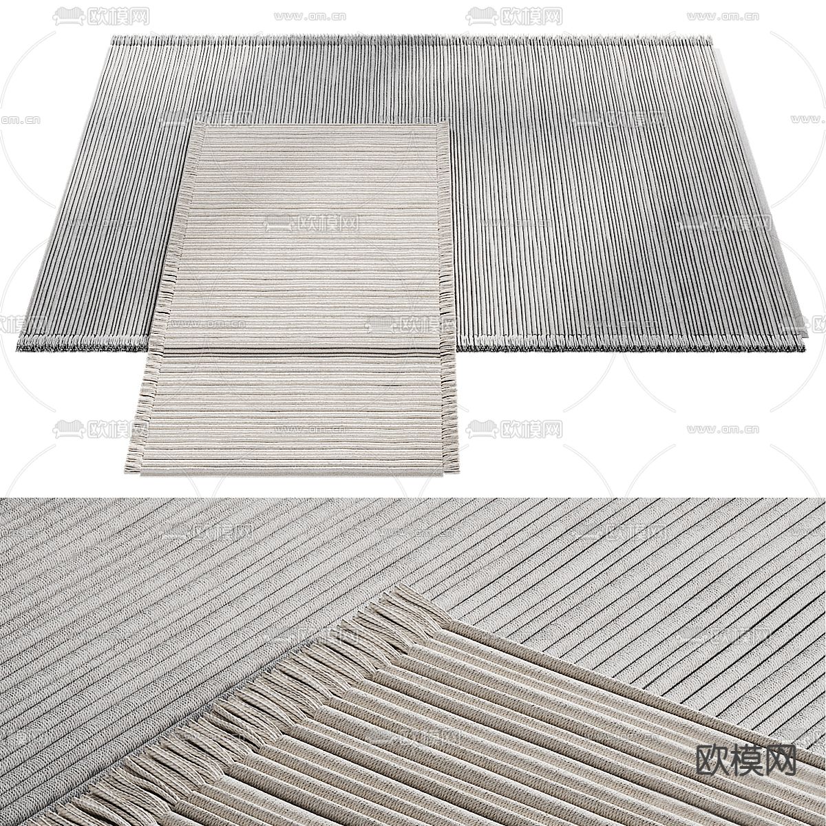 编织地毯3d模型下载（渲染图1）