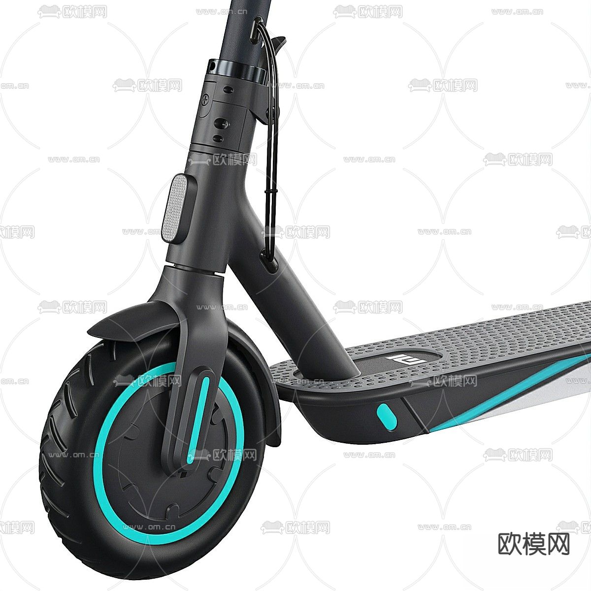 小米滑板车3d模型下载（渲染图7）